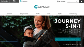 What Contoursbaby.com website looked like in 2019 (5 years ago)