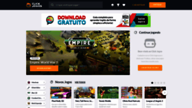 What Clickjogos.com.br website looked like in 2019 (5 years ago)