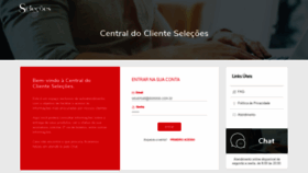 What Centraldocliente.selecoes.com.br website looked like in 2019 (5 years ago)