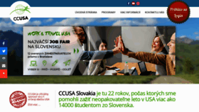 What Ccusa.sk website looked like in 2019 (5 years ago)
