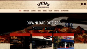 What Campaniacoalfiredpizza.com website looked like in 2019 (5 years ago)