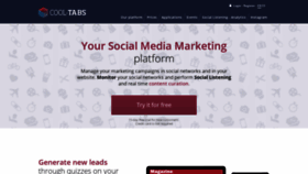 What Cool-tabs.com website looked like in 2019 (5 years ago)