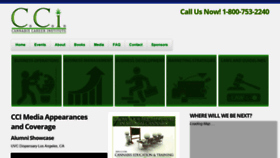 What Cannabiscareerinstitute.com website looked like in 2019 (5 years ago)
