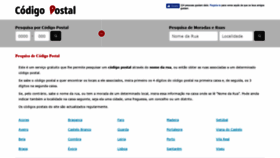 What Codigo-postal.pt website looked like in 2019 (5 years ago)