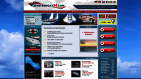 What Charterboat24.de website looked like in 2019 (5 years ago)
