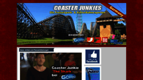 What Coaster-junkies.de website looked like in 2019 (5 years ago)