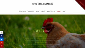 What Citygirlfarming.com website looked like in 2019 (5 years ago)
