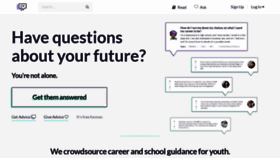 What Careervillage.org website looked like in 2019 (5 years ago)