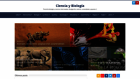 What Cienciaybiologia.com website looked like in 2019 (5 years ago)