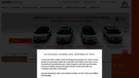 What Citroen.pt website looked like in 2019 (5 years ago)