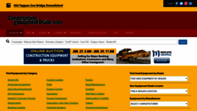 What Constructionequipmentguide.com website looked like in 2019 (5 years ago)