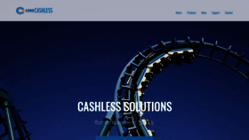 What Corecashless.com website looked like in 2019 (5 years ago)