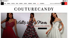 What Couturecandy.com website looked like in 2019 (5 years ago)
