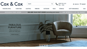 What Coxandcox.co.uk website looked like in 2019 (5 years ago)