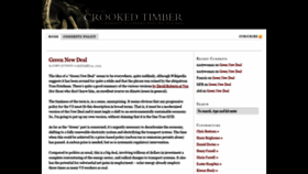 What Crookedtimber.org website looked like in 2019 (5 years ago)