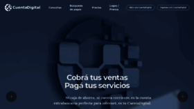 What Cuentadigital.com website looked like in 2019 (5 years ago)