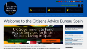 What Citizensadvice.org.es website looked like in 2019 (5 years ago)
