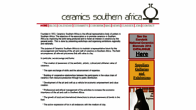 What Ceramicssa.org website looked like in 2019 (5 years ago)