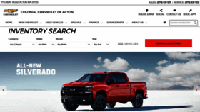 What Colonialchevy.com website looked like in 2019 (5 years ago)