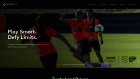 What Catapultsports.com website looked like in 2019 (5 years ago)