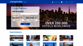 What Cheaphotels.org website looked like in 2019 (5 years ago)