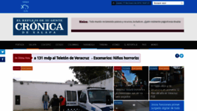 What Cronicadexalapa.com website looked like in 2019 (5 years ago)