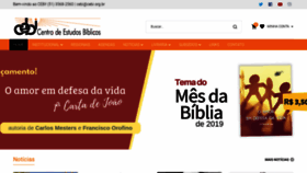What Cebi.org.br website looked like in 2019 (5 years ago)