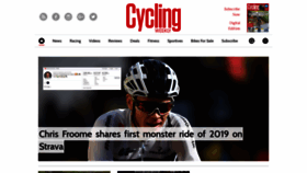What Cyclingweekly.com website looked like in 2019 (5 years ago)