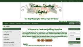 What Customquillingbydenise.com website looked like in 2019 (5 years ago)