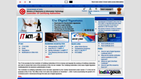 What Cca.gov.in website looked like in 2019 (5 years ago)