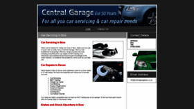 What Centralgaragebow.co.uk website looked like in 2019 (5 years ago)