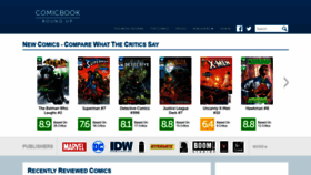 What Comicbookroundup.com website looked like in 2019 (5 years ago)