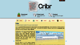 What Cribr.com website looked like in 2019 (5 years ago)
