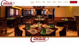 What Cascaderestaurant.in website looked like in 2019 (5 years ago)