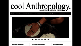 What Coolanthropology.com website looked like in 2019 (5 years ago)