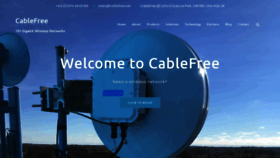 What Cablefree.net website looked like in 2019 (5 years ago)