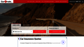 What Cartrade.com website looked like in 2019 (5 years ago)