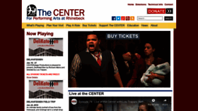 What Centerforperformingarts.org website looked like in 2019 (5 years ago)