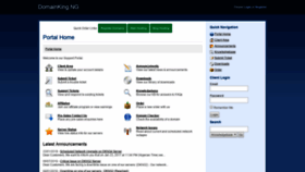 What Clients.domainking.ng website looked like in 2019 (5 years ago)