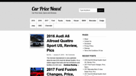 What Carpricenews.com website looked like in 2019 (5 years ago)