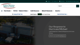 What Capitalregionalmedicalcenter.com website looked like in 2019 (5 years ago)