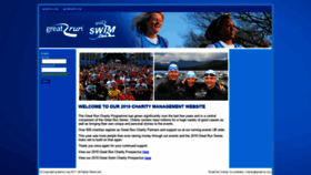 What Charity.greatrun.org website looked like in 2019 (5 years ago)