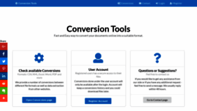 What Conversiontools.io website looked like in 2019 (5 years ago)