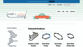What Craftandcotton.com website looked like in 2019 (5 years ago)