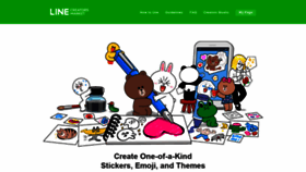 What Creator.line.me website looked like in 2019 (5 years ago)