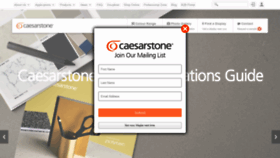 What Caesarstone.com.au website looked like in 2019 (5 years ago)