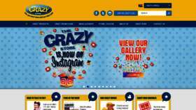 What Crazystore.co.za website looked like in 2019 (5 years ago)