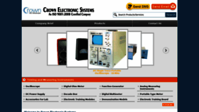 What Crown-electronics.com website looked like in 2019 (5 years ago)