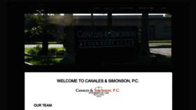 What Canalessimonson.com website looked like in 2019 (5 years ago)