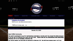What Chpba.org website looked like in 2019 (6 years ago)
